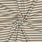 0.5m Rippjersey breit Streifen sand
