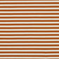 0.5m French Terry Streifen rost