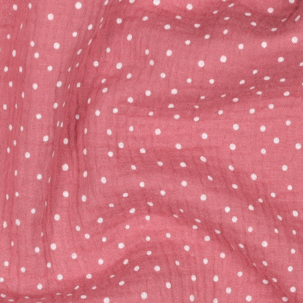0.5m Musselin Punkte blush