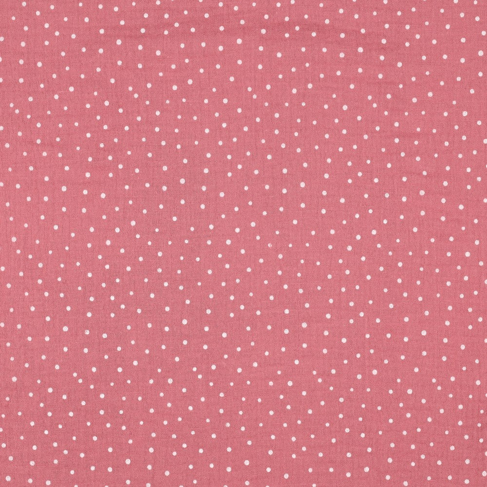 0.5m Musselin Punkte blush
