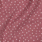 0.5m Musselin Punkte rosewood