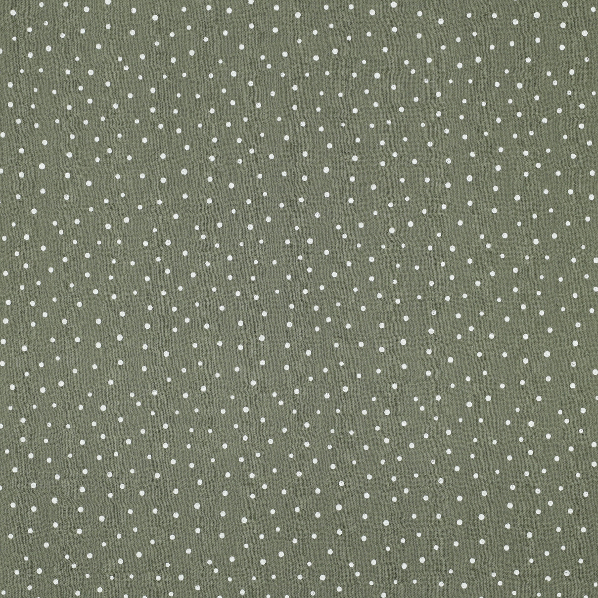 0.5m Musselin Punkte khaki