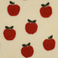 0.5m Teddystoff Jacquard Apfel