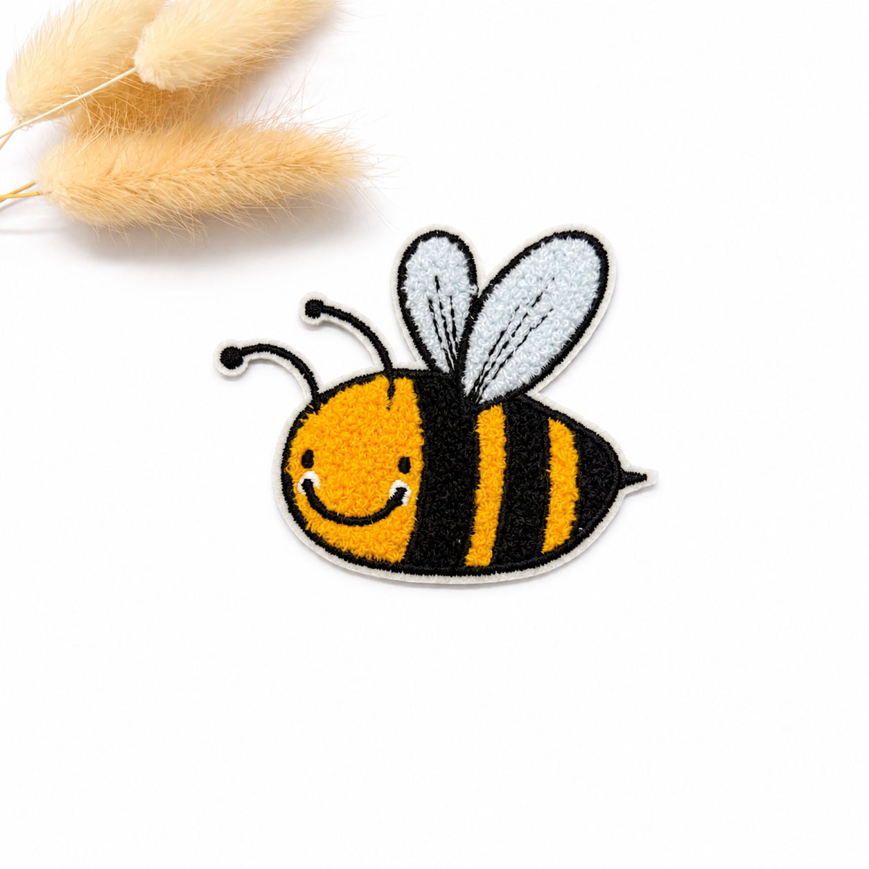 Chenille Patch: Wiese Biene | 7x8cm