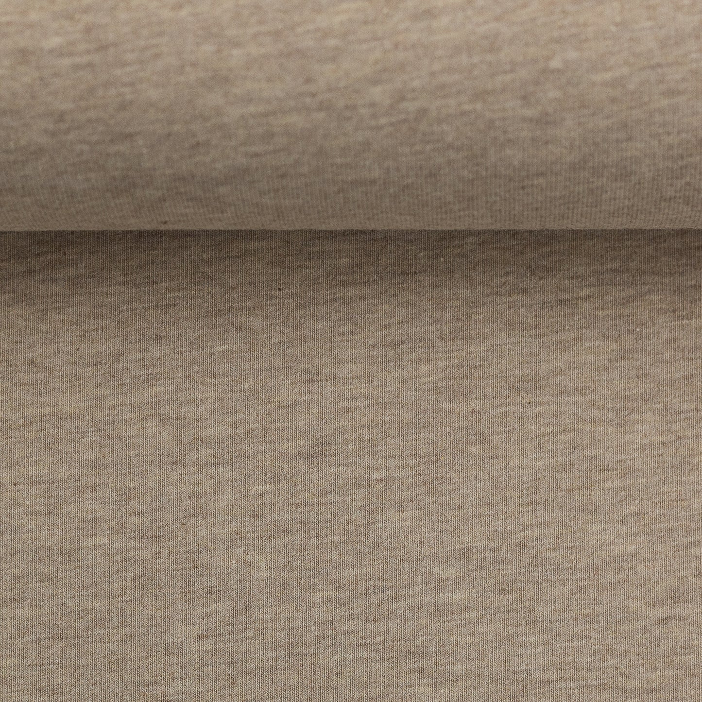 0.5m French Terry beige-melange