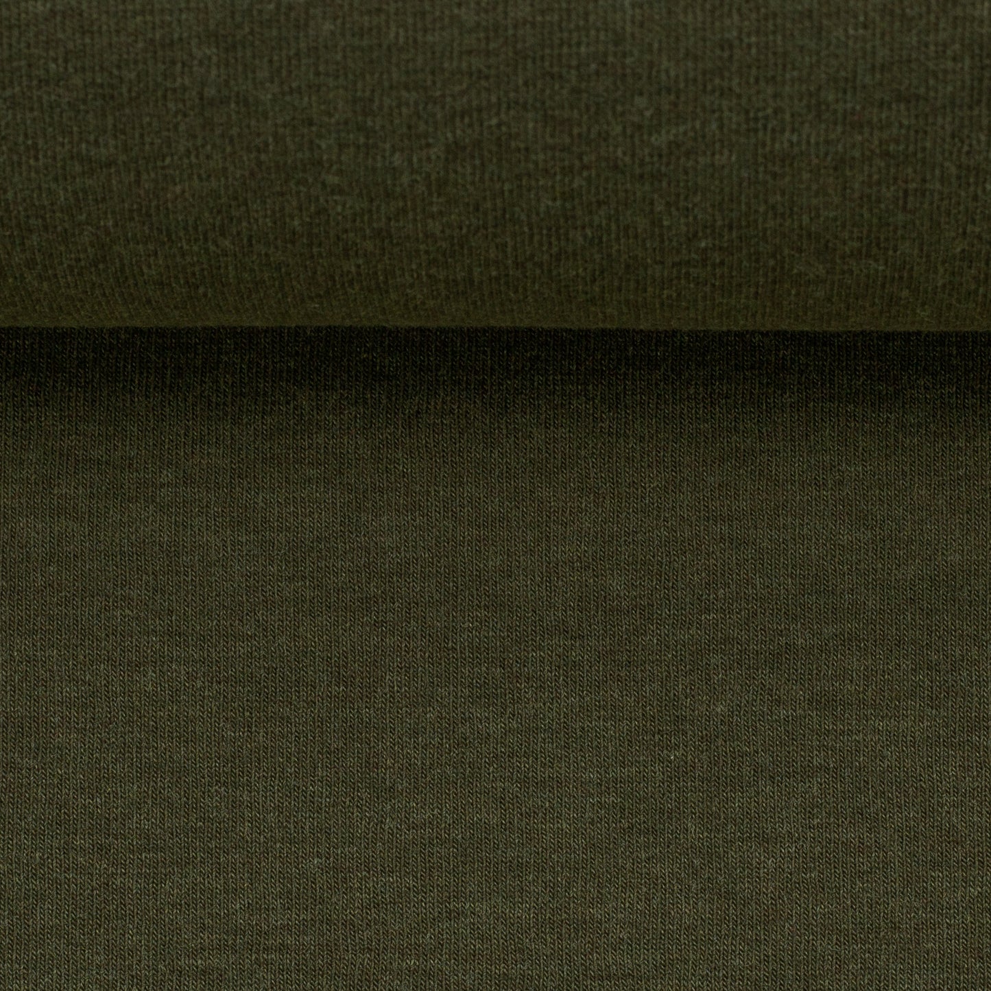 0.5m French Terry khaki-melange