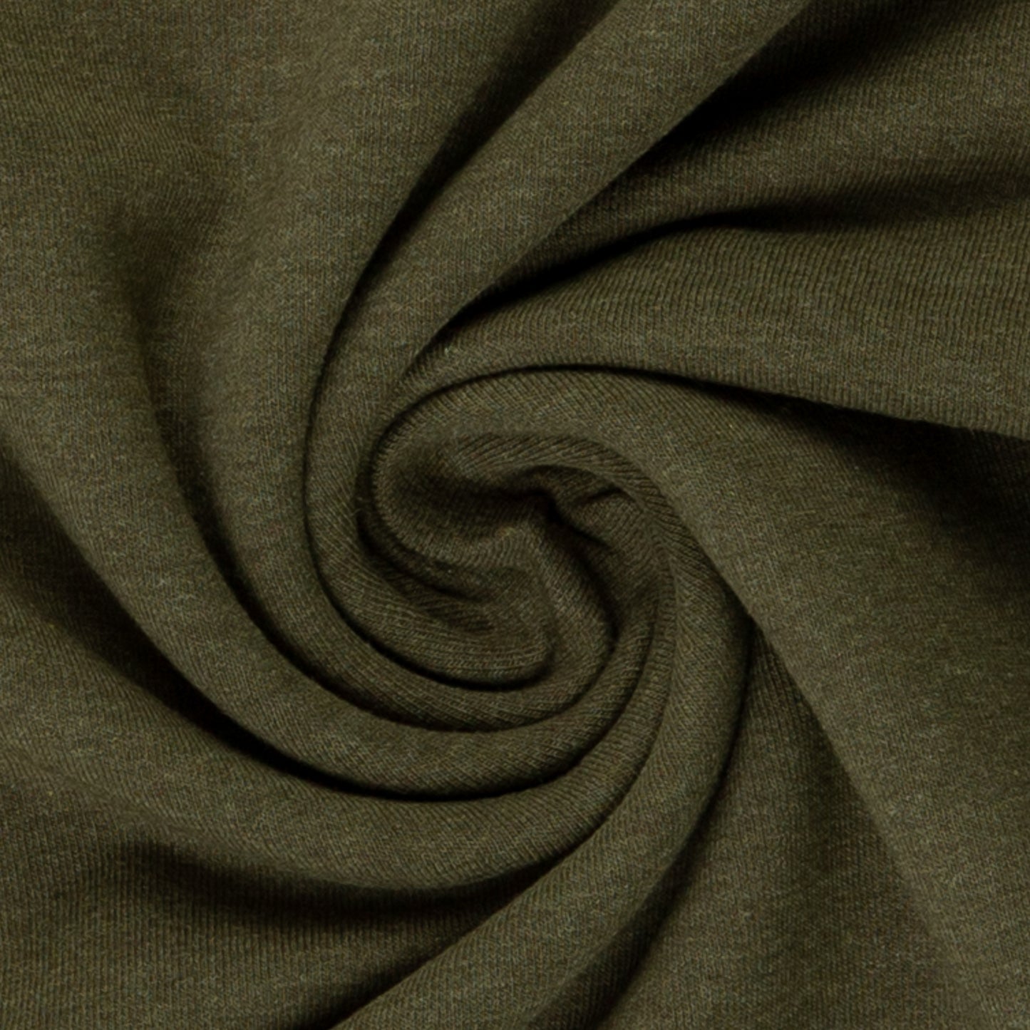 0.5m French Terry khaki-melange