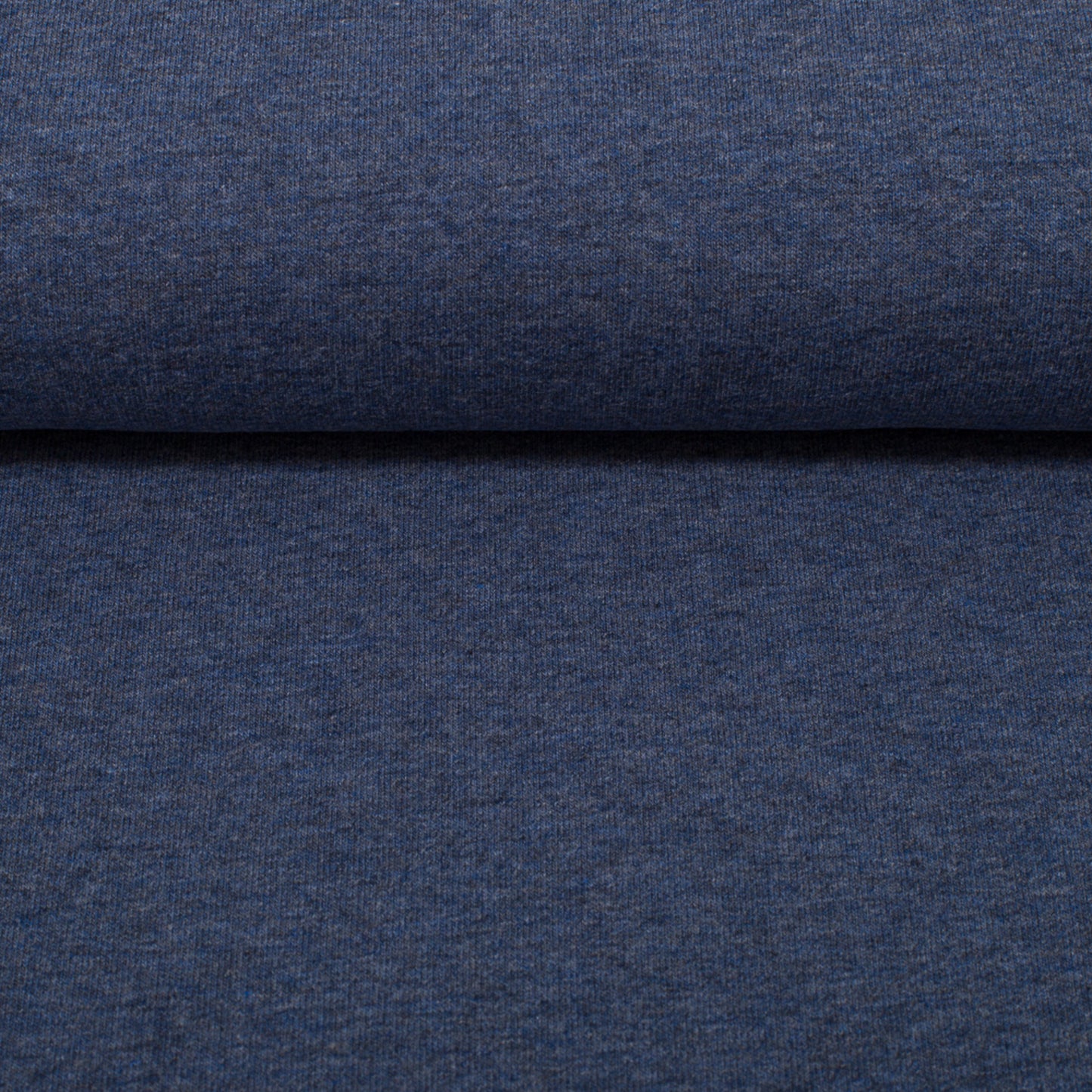 0.5m Jersey dunkelblau-melange
