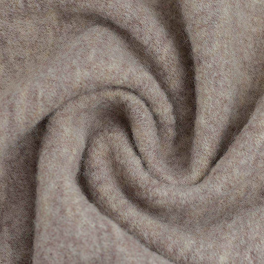 RESTSTÜCK 100cm Walkloden NAOMI beige-meliert