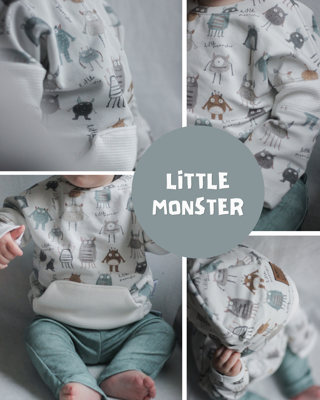 0.5m BIO French Terry Little Monster *STOFFÜBERSICHT*