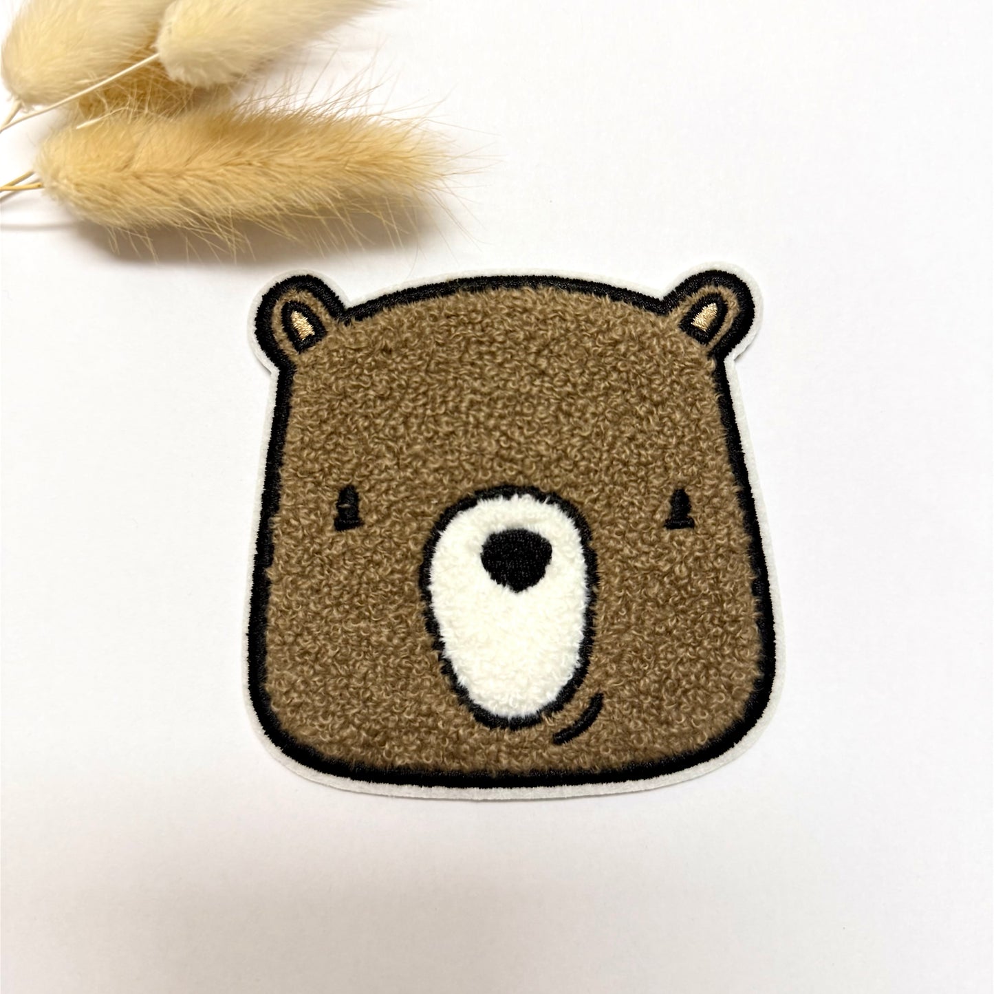 Chenille Patch: Tier-Team Bär | 9x9cm