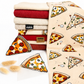 0.5m Baumwolle Pizza *VORBESTELLUNG: Lieferzeit 4-6 Wochen*