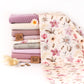 0.5m BIO French Terry Flowers neutral