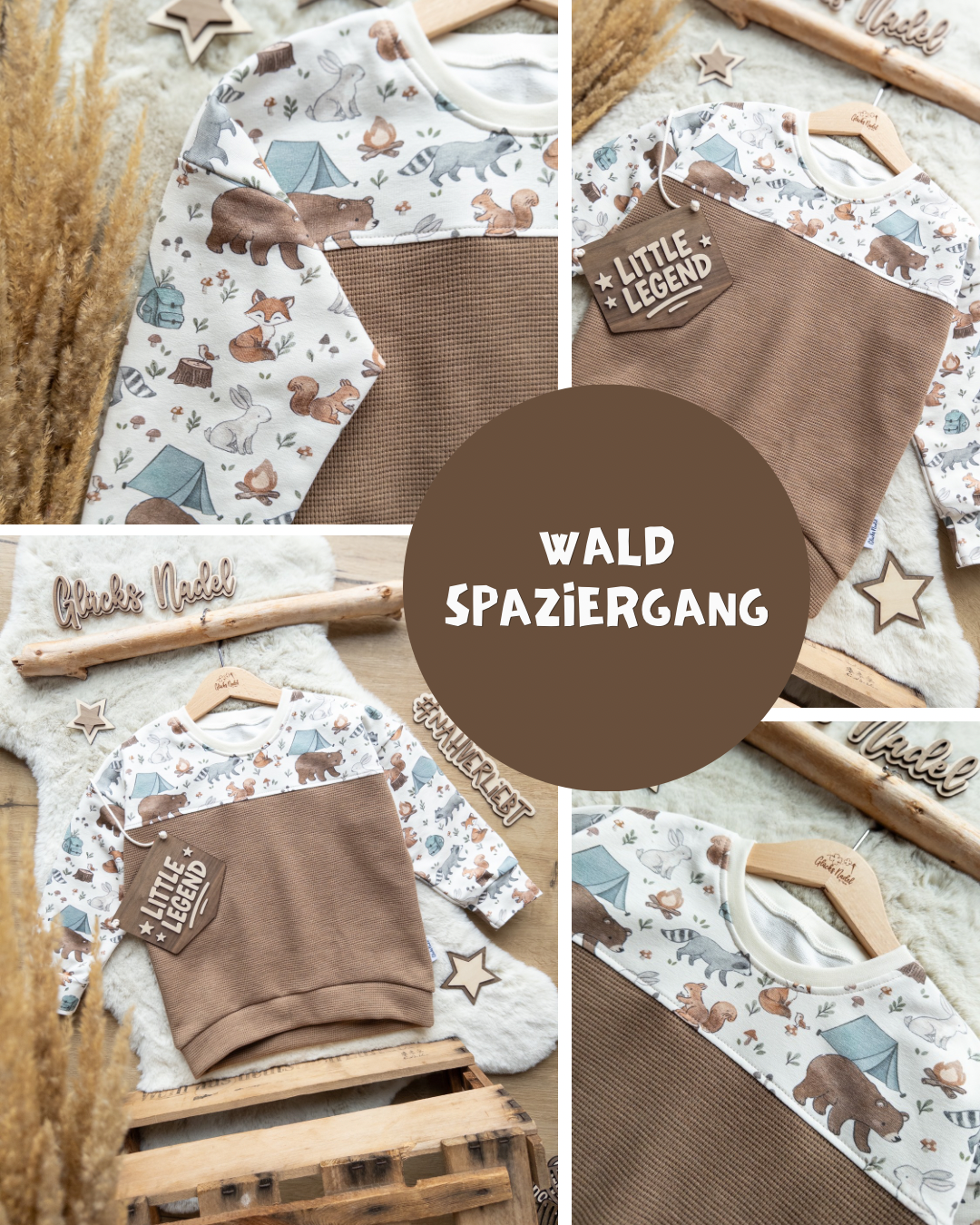 0.5m Biojersey Waldspaziergang