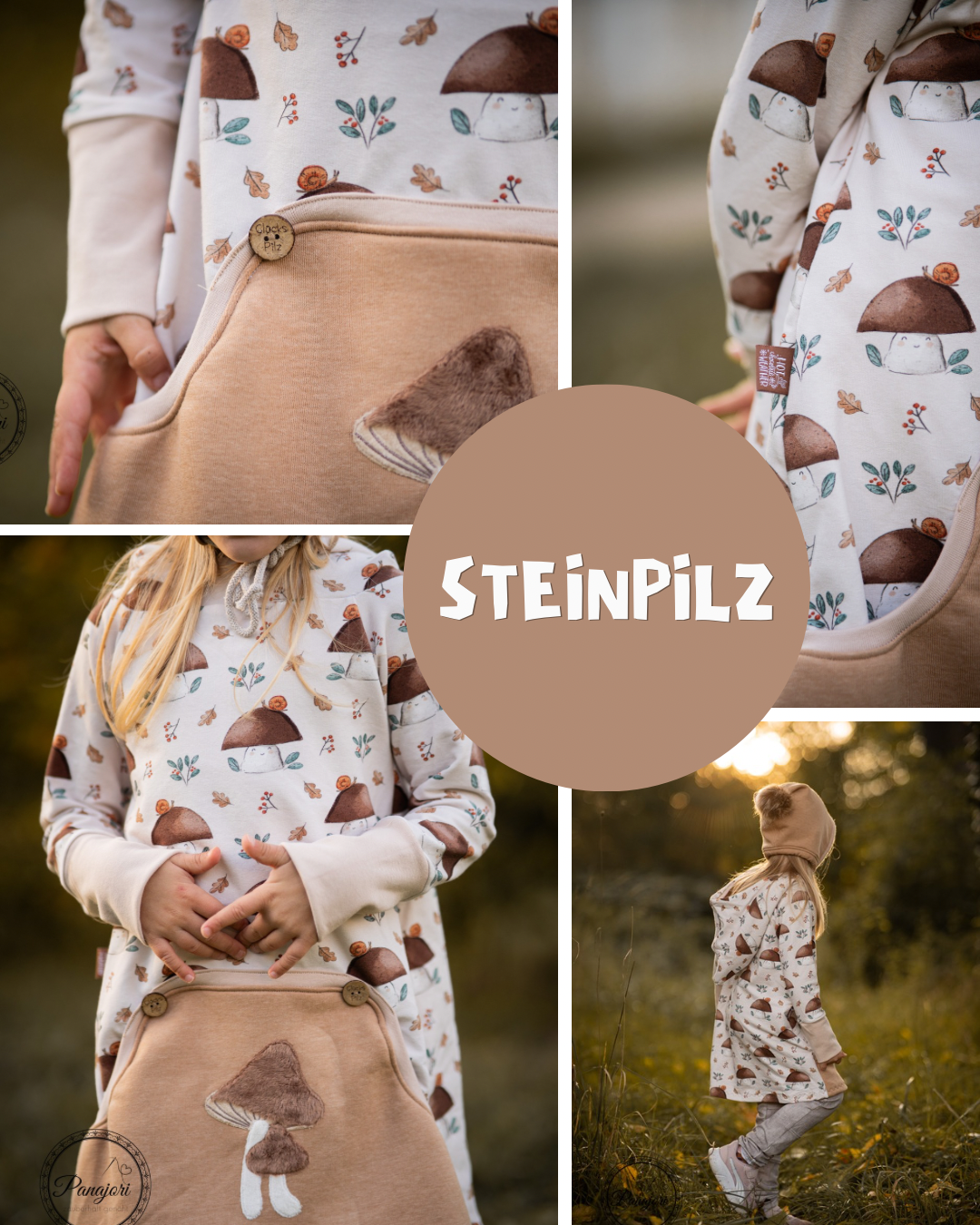 0.5m BIO French Terry Steinpilz