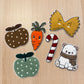 Chenille Patch: Zuckerstange | 10,5x5cm