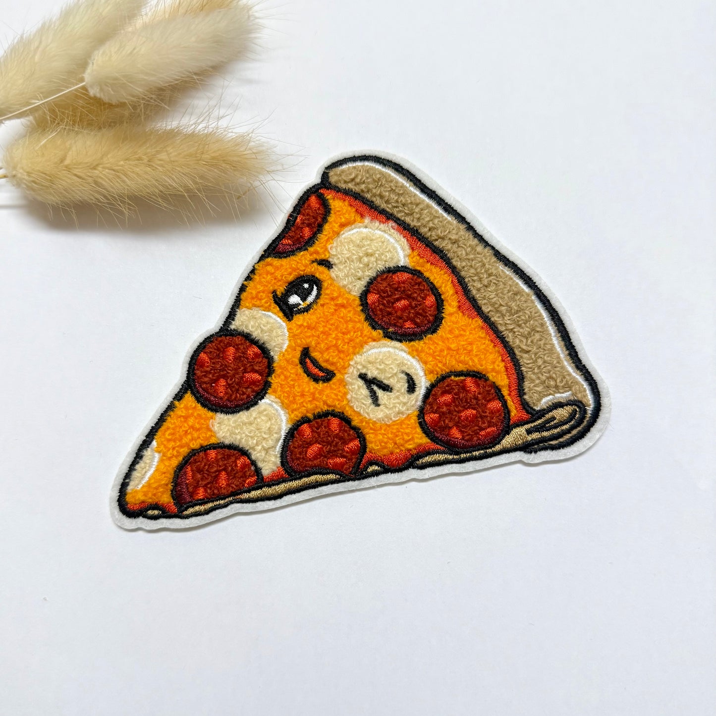 Chenille Patch: Pizza Salami | 11x11cm