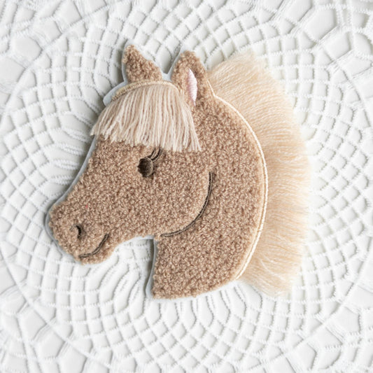 Chenille Patch: Pferd mit Mähne