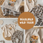 Bügelbild Wild Tiger | 10x10cm