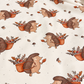 0.5m French Terry Herbst-Igelchen