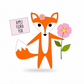 Applikationsvorlage Fuchs "Flora Fox" - FREEBOOK