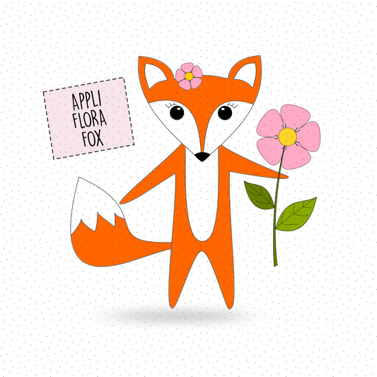 Applikationsvorlage Fuchs "Flora Fox" - FREEBOOK