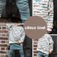0.5m BIO French Terry Kroko sand