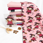 RESTSTÜCK 75cm Biojersey Kleine Hexe pink