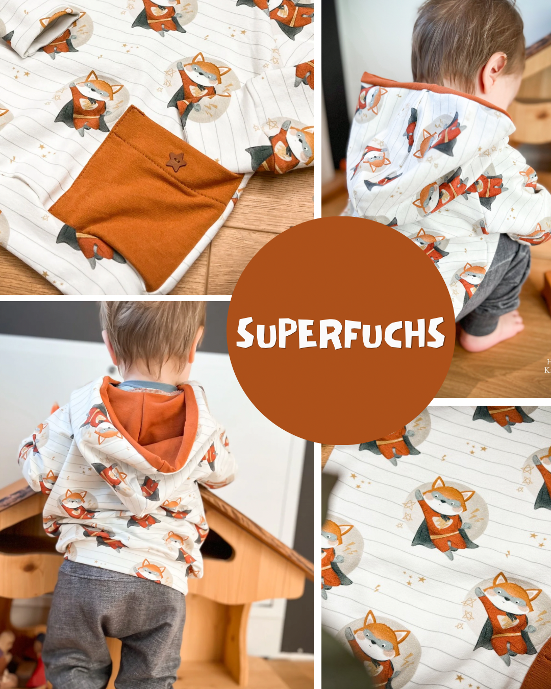 0.5m BIO French Terry Superfuchs *VORBESTELLUNG*