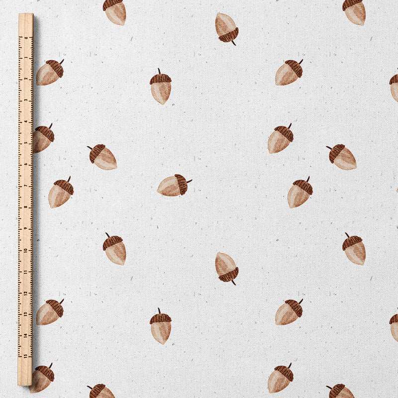 0.5m BIO French Terry Acorn white