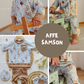 0.5m BIO French Terry Affe Samson *VORBESTELLUNG*