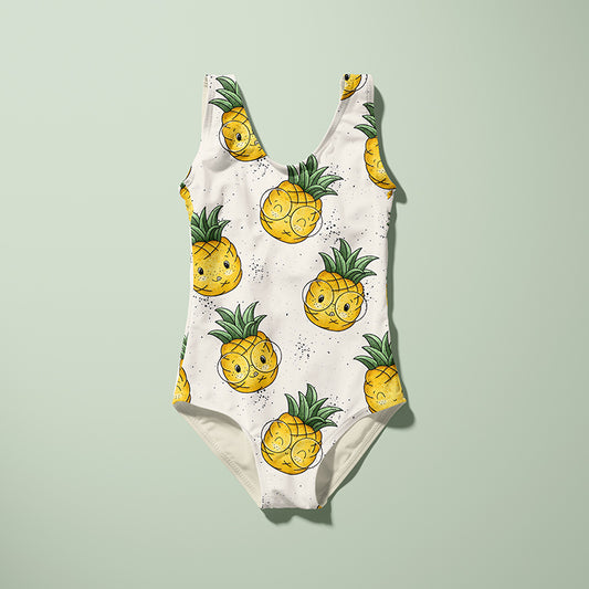 0.5m Bademodestoff Ananas