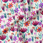0.5m BIO French Terry Aquaflowers natur