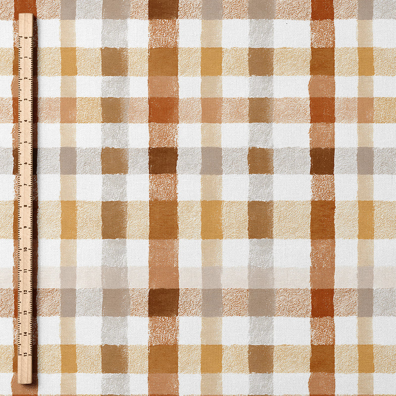 0.5m Biojersey Autumn Gingham *COMING SOON*