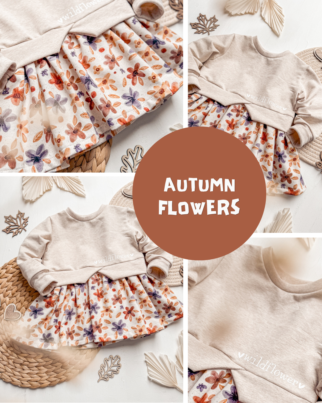 0.5m Biojersey Autumn-Flowers *COMING SOON*