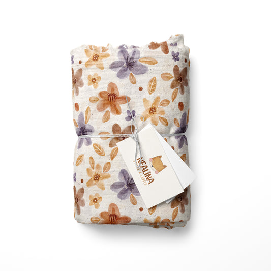 0.5m Musselin Autumn-Flowers