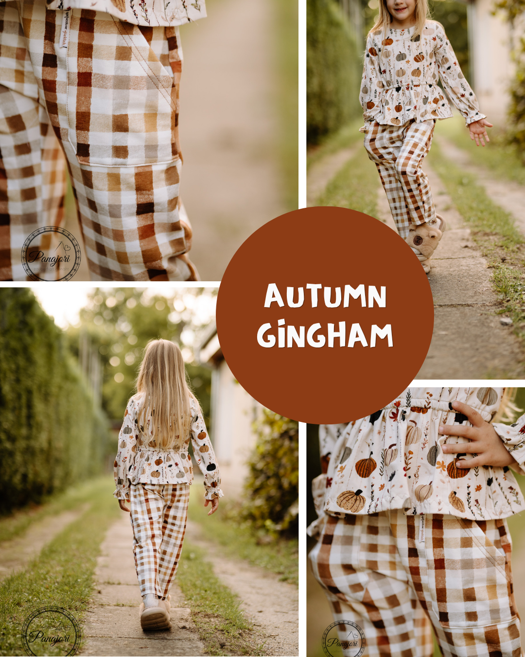 0.5m French Terry Autumn Gingham *STOFFÜBERSICHT*