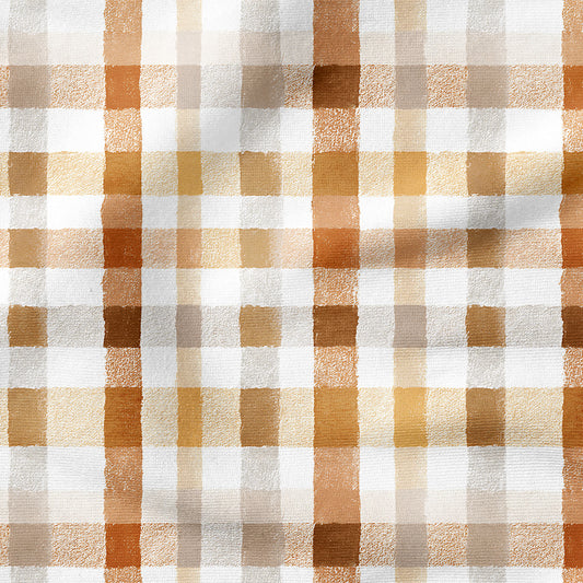 0.5m BIO French Terry Autumn Gingham *COMING SOON*