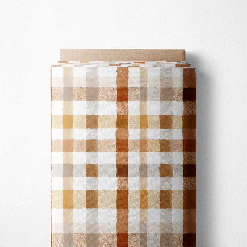 0.5m Biojersey Autumn Gingham *COMING SOON*