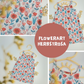 0.5m BIO French Terry Flowerart herbstrot