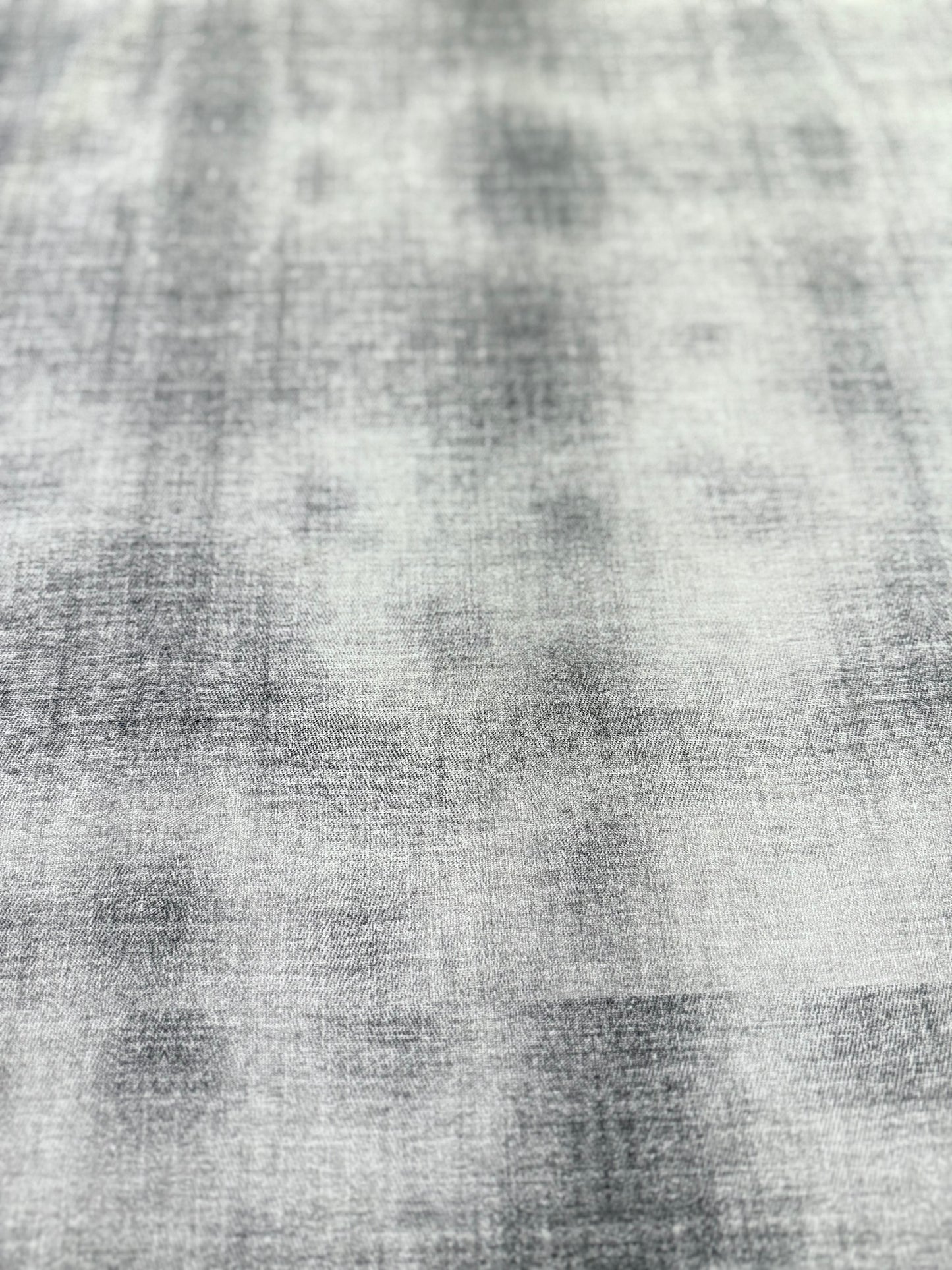 RESTSTÜCK 100cm Bio-French Terry Jeanslook denim-grau