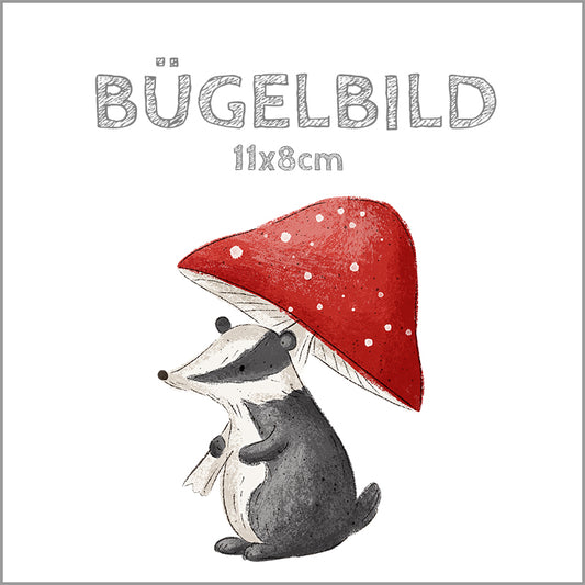 Bügelbild Badgeridoo | 11x8cm