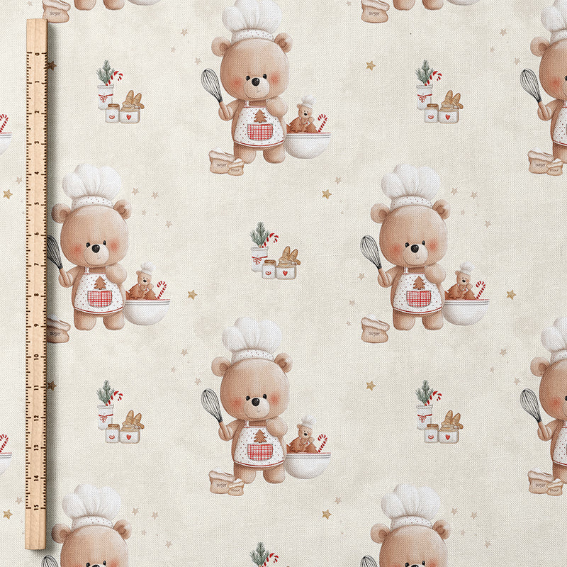 0.5m BIO French Terry Bären-Backstube