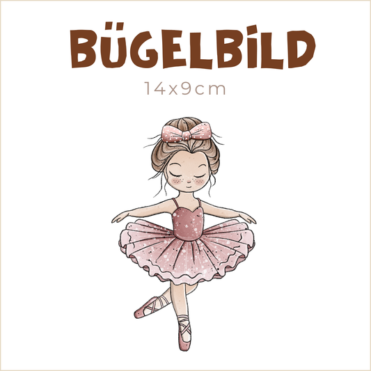 Bügelbild Ballerina 2 | 14x9cm