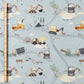 0.5m BIO French Terry Baustelle sky *STOFFÜBERSICHT*