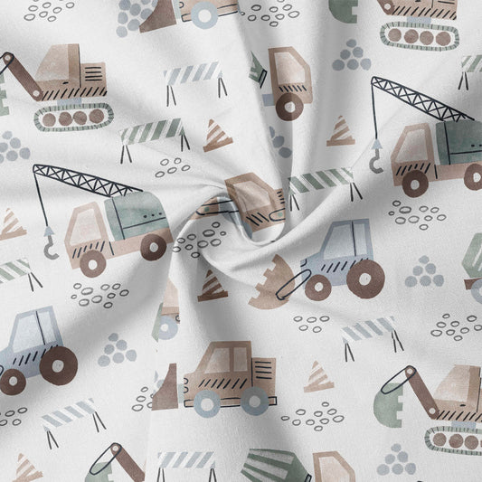 0.5m Biojersey Baustellengetümmel teal