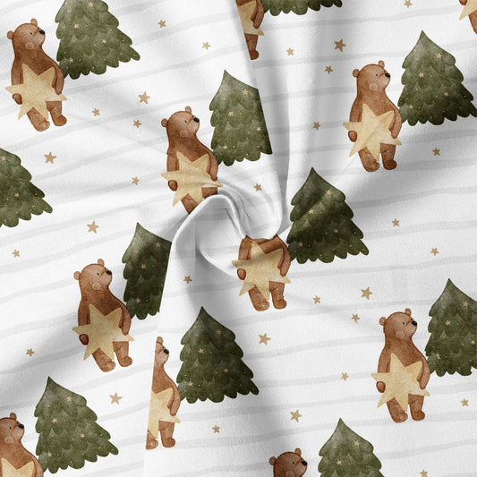 0.5m Biojersey Beary Christmas