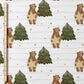 0.5m BIO French Terry Beary Christmas