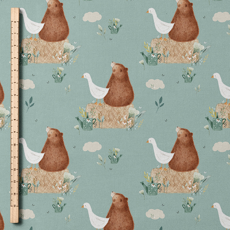 0.5m BIO French Terry Beary Goose Friends  *STOFFÜBERSICHT*