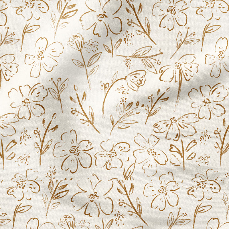 0.5m BIO French Terry Begonia blanket